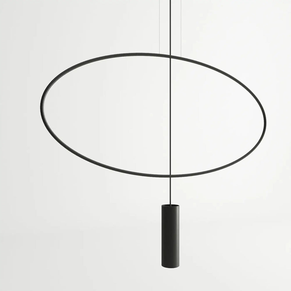 Suspension HOLAR noir éteinte, suspendue