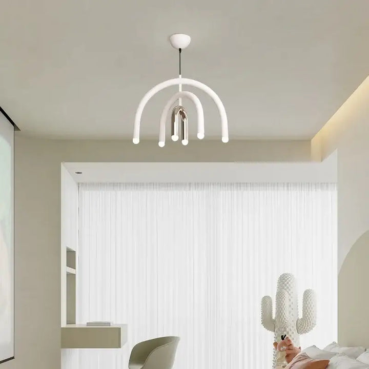 Suspension Enfant Arc-En-Ciel Design Pastel Moderne

