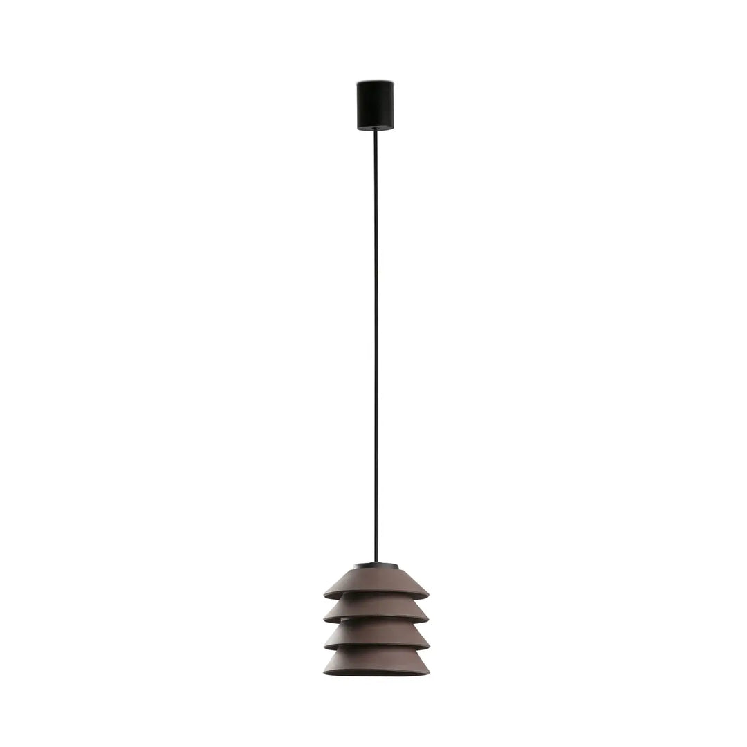 Suspension d'extérieur Toba marron avec pavillon de Faro Barcelona