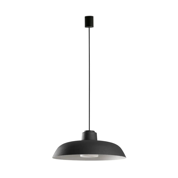 Suspension d'extérieur Saga noire avec pavillon de Faro Barcelona