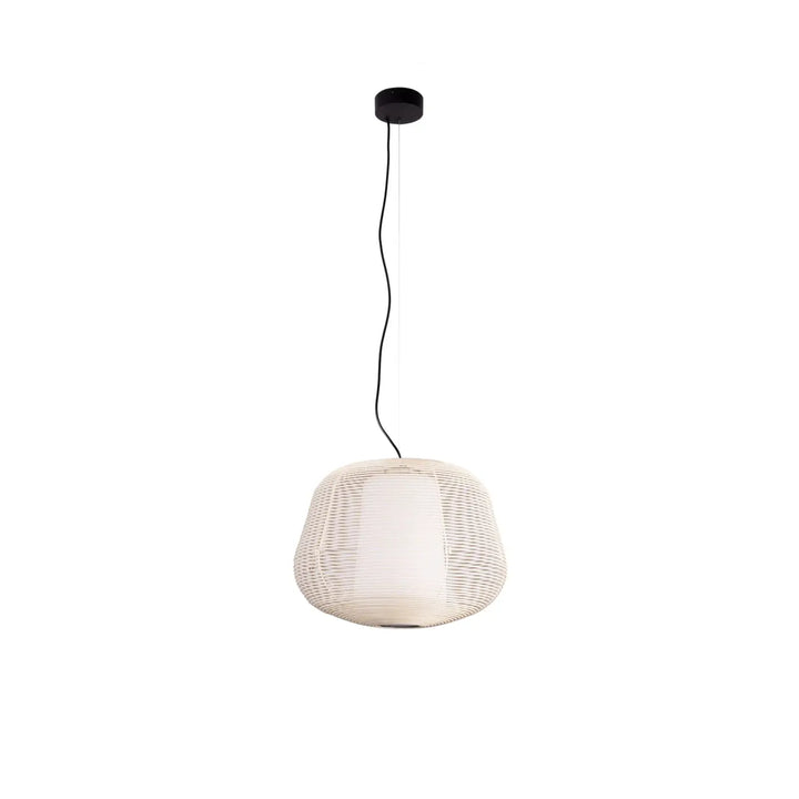 Suspension d'extérieur Nara S beige de Faro Barcelona
