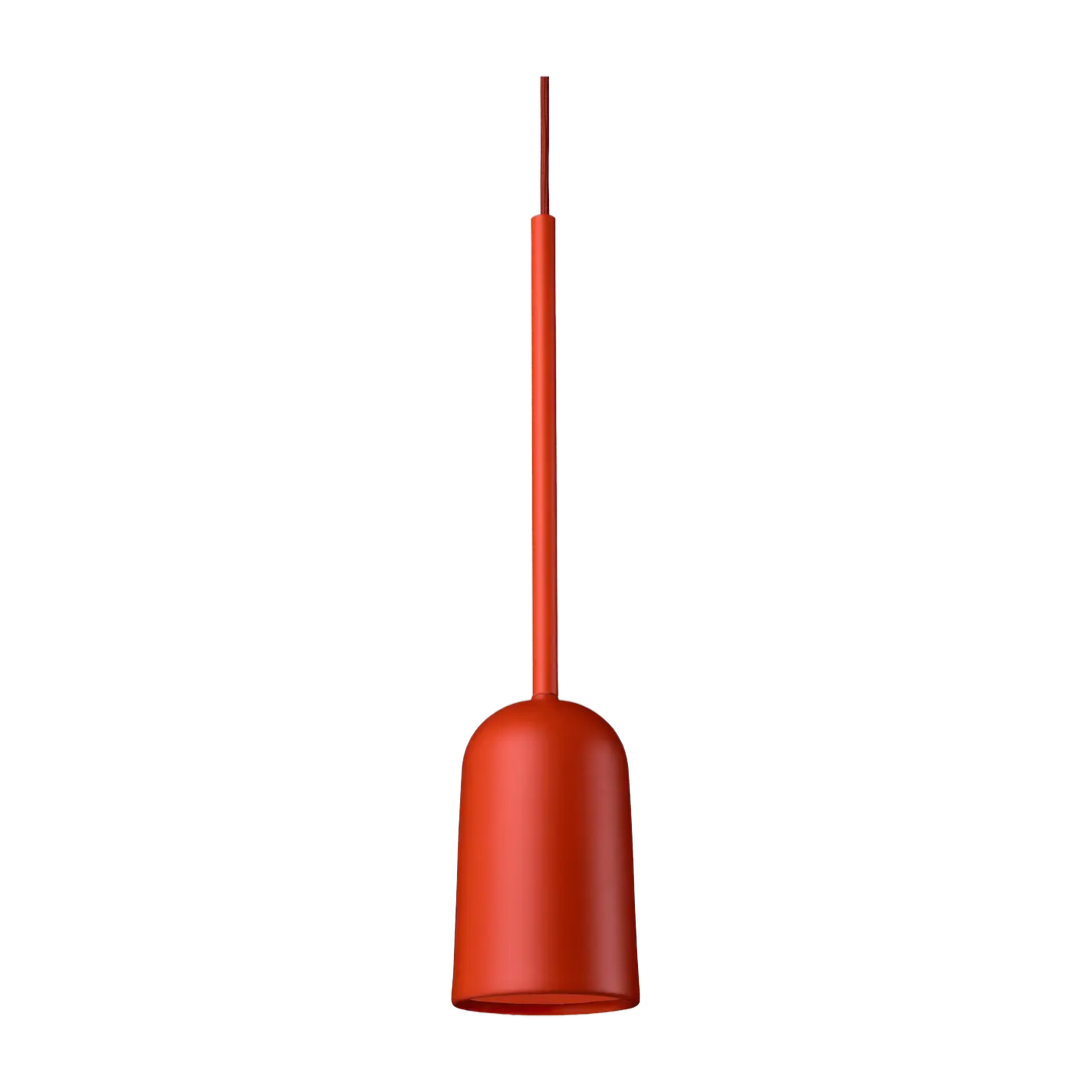 Suspension Figura Arc en aluminium orange brûlé #couleur_orange