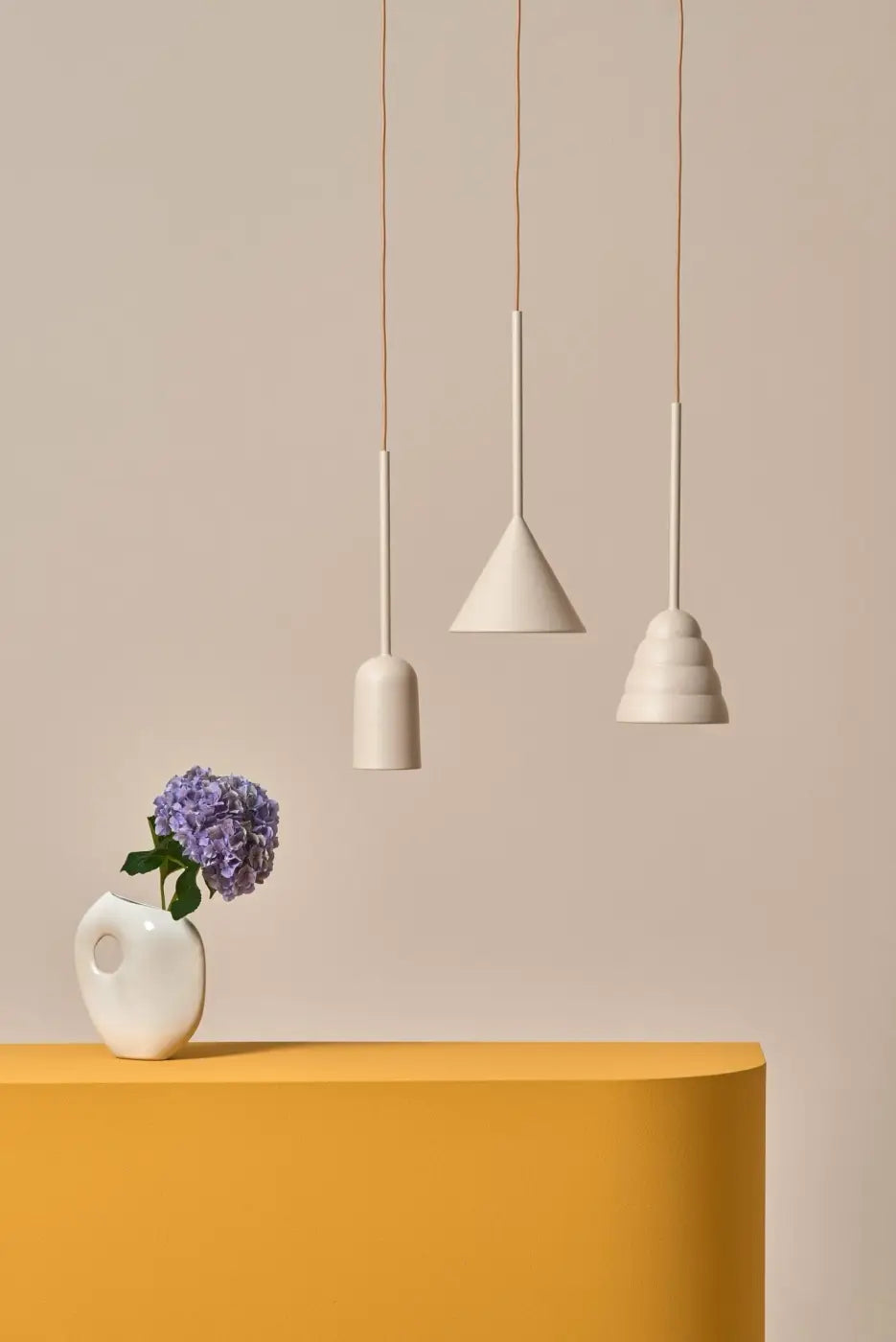 Suspension Figura Stream sable de Schneid Studio #couleur_beige