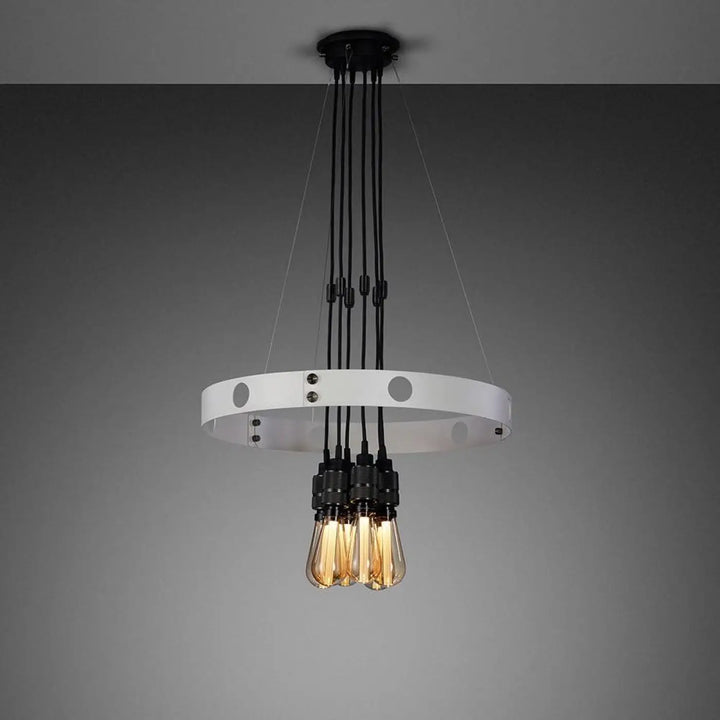 Suspension Hero Light coloris pierre en bronze fumé #couleur_gris