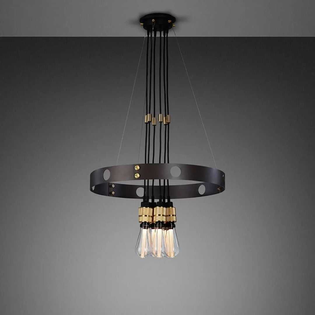 Suspension Hero Light graphite en laiton #couleur_dor