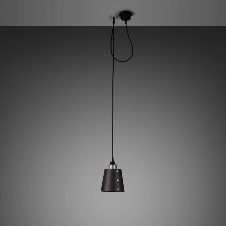Suspension Hooked 1.0 petit modèle à abat-jour graphite, finition acier #couleur_argent