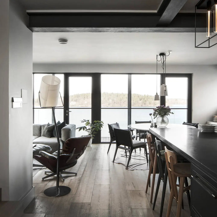 Suspension Hooked 3.0 dans un intérieur #couleur_argent
