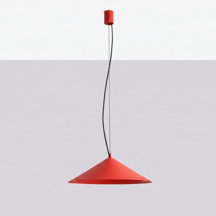 Suspension FINT rouge éteinte, suspendue