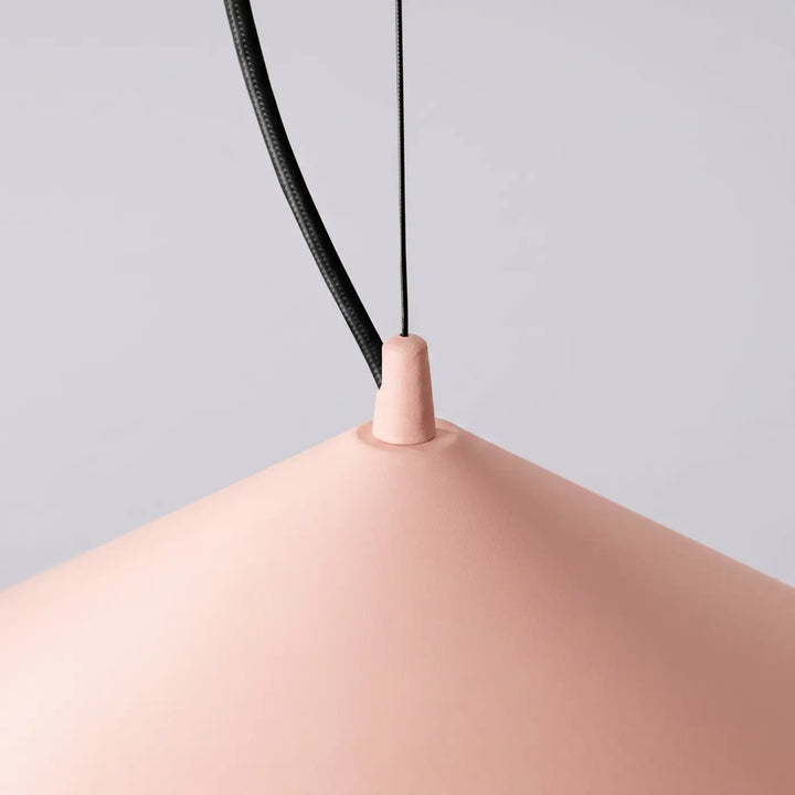 Suspension FINT pêche détail de la fixation de l'abat-jour