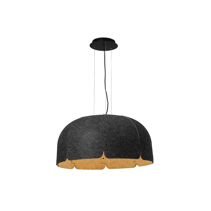 Suspension Mute marron et gris foncé 4000 K DALI de Faro Barcelona