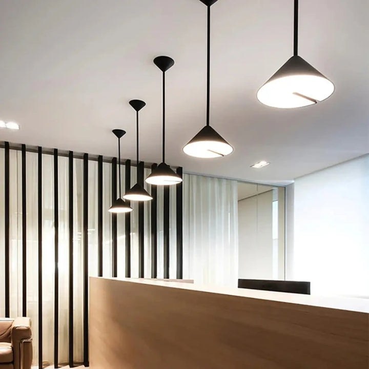 Suspension led acrylique moderne éclairage style design