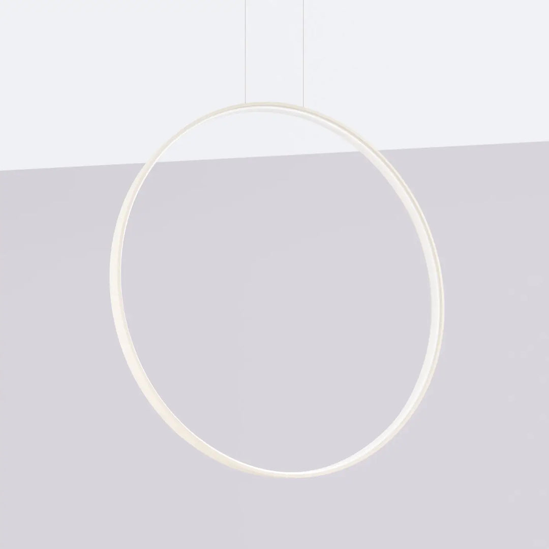 Suspension anneau RIO beige éteinte, suspendue