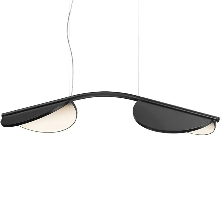 Suspension led design sculptural minimaliste moderne