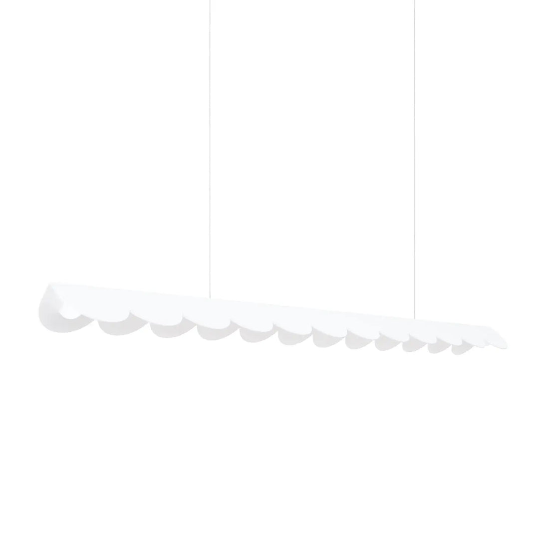 Suspension BISCUIT blanc vue d'ensemble