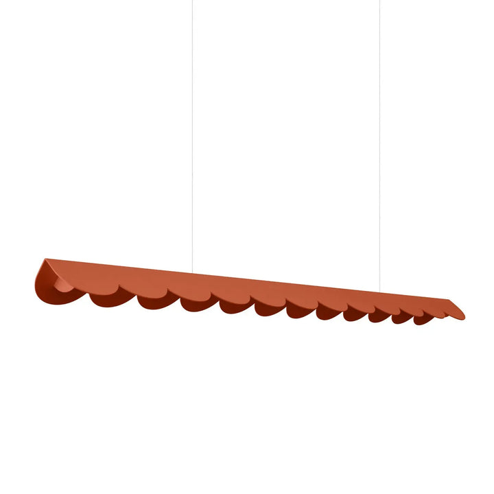 Suspension BISCUIT ocre rouge vue d'ensemble