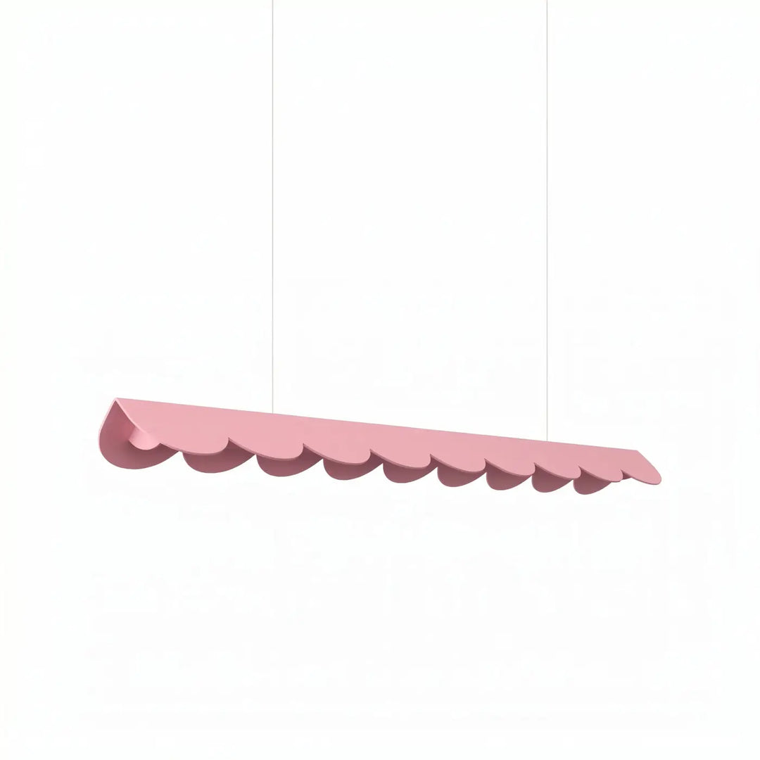 Suspension BISCUIT rose vue d'ensemble
