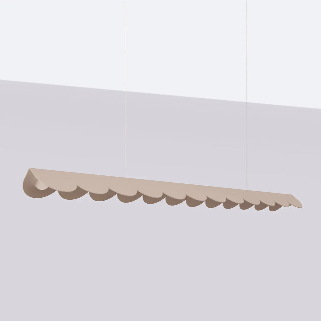 Suspension BISCUIT taupe éteinte, suspendue