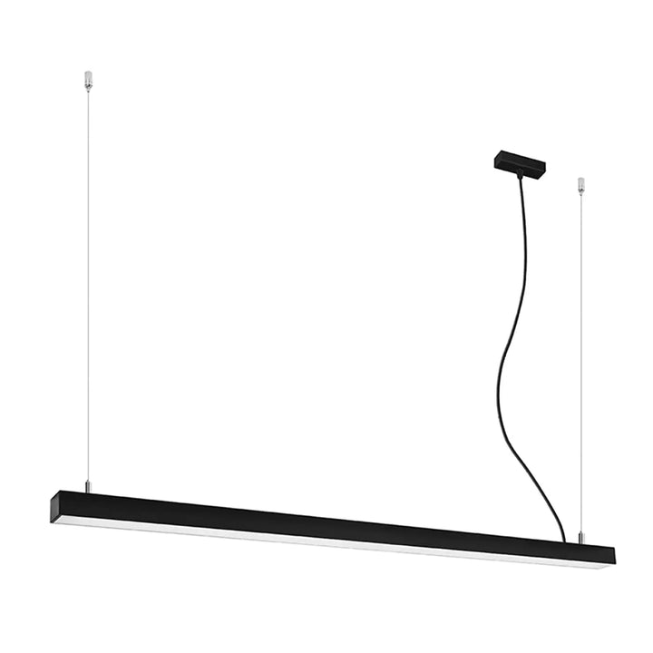 Suspension linéaire PINNE noir vue d'ensemble