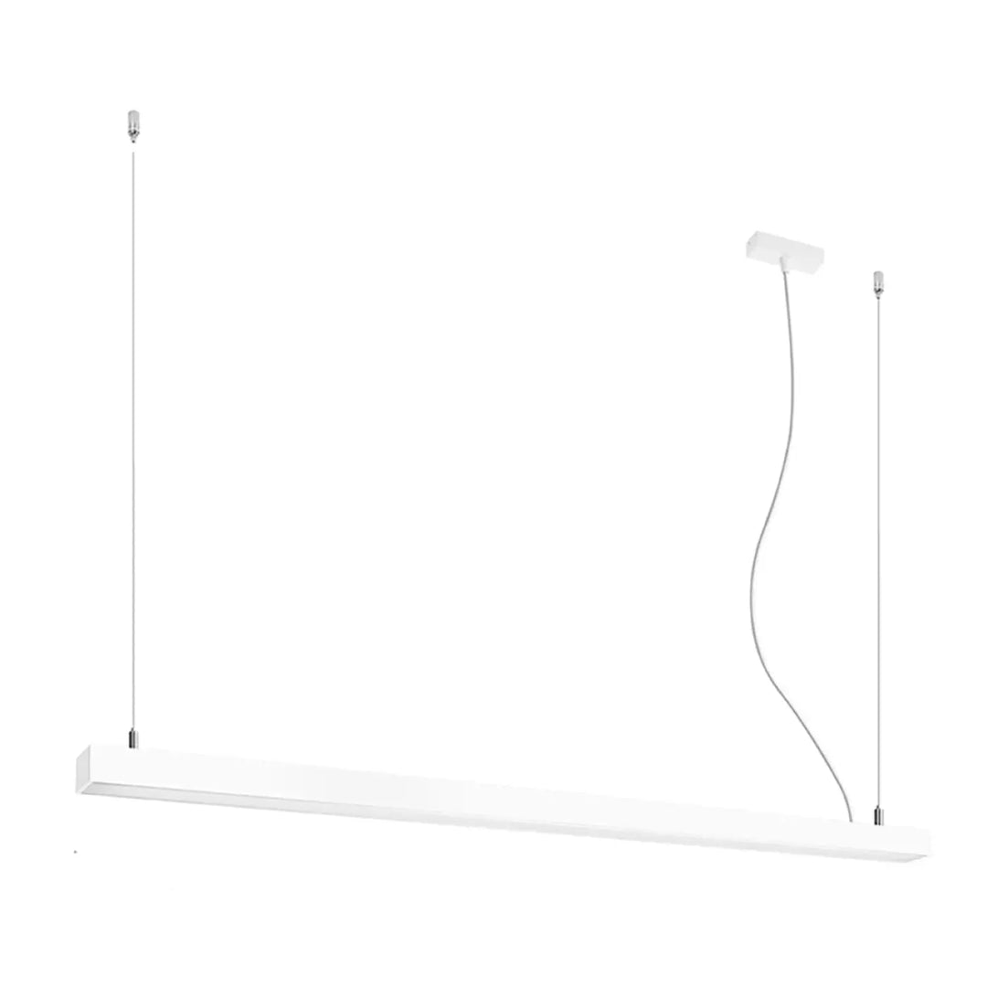 Suspension linéaire PINNE blanc vue d'ensemble