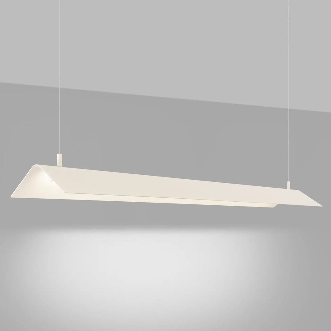 Suspension ELVA beige allumée
