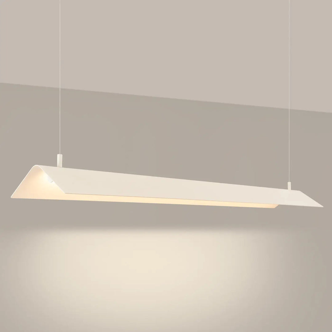 Suspension ELVA beige allumée