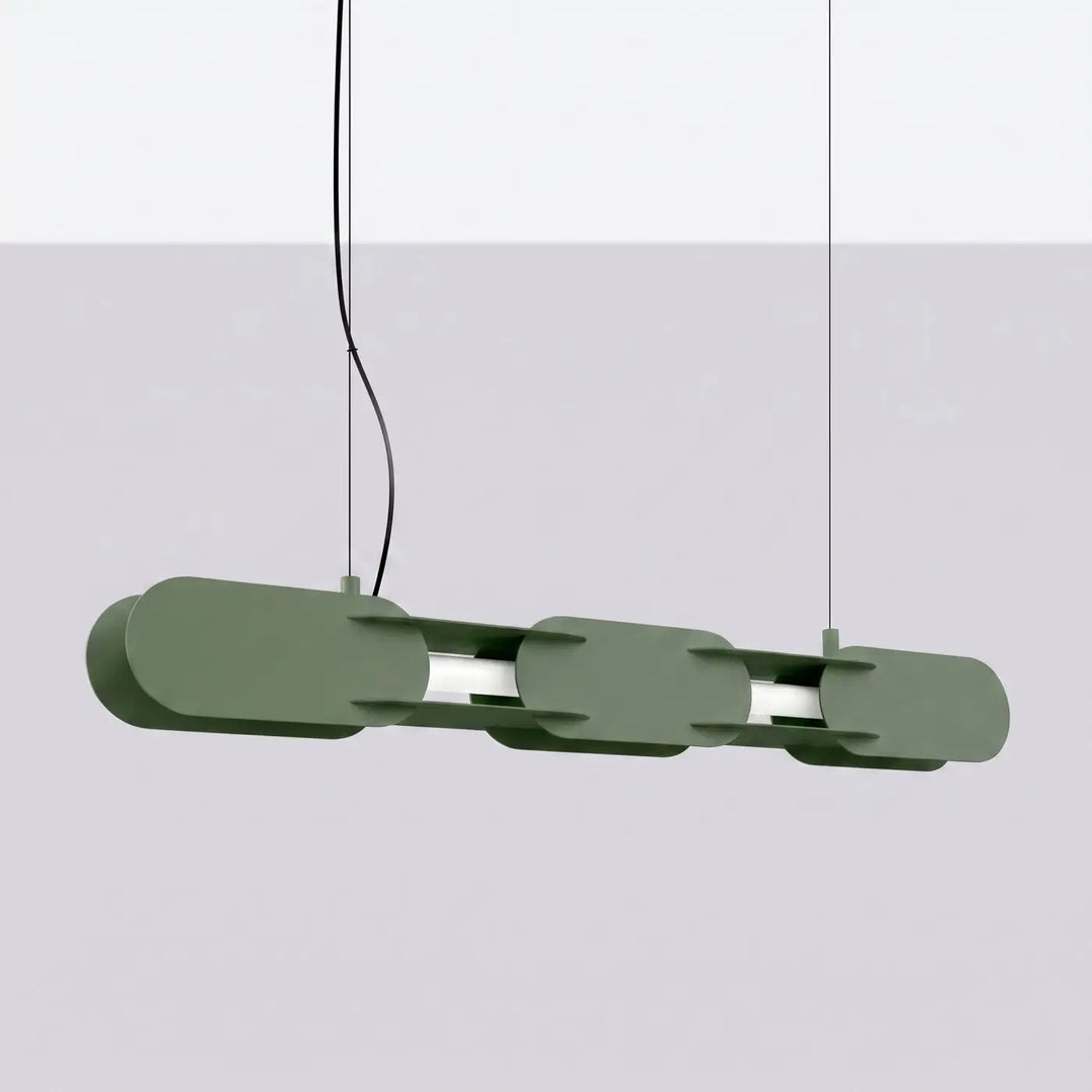 Suspension CHAIN vert olive éteinte, suspendue