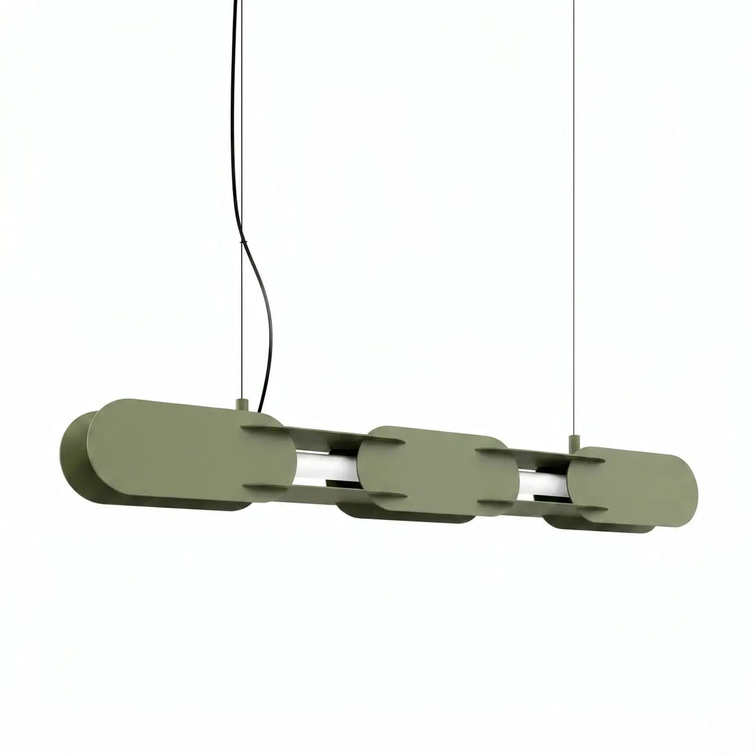 Suspension CHAIN vert olive vue d'ensemble