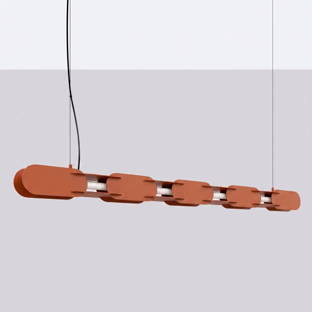 Suspension CHAIN ocre rouge éteinte, suspendue