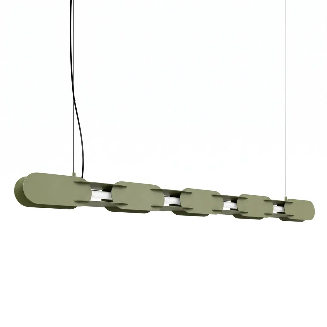 Suspension CHAIN vert olive vue d'ensemble
