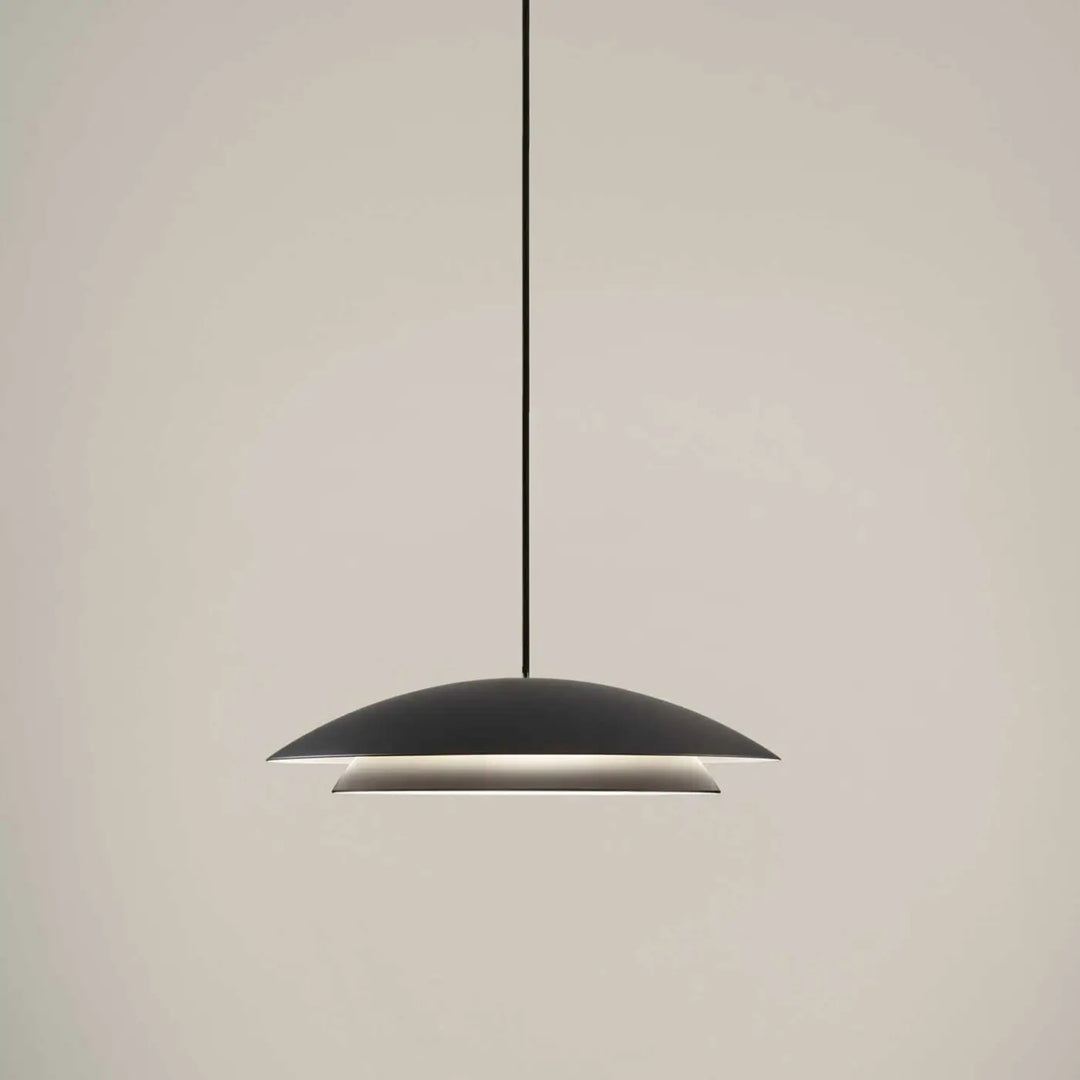 Suspension Noway LED en acier noir #couleur_noir