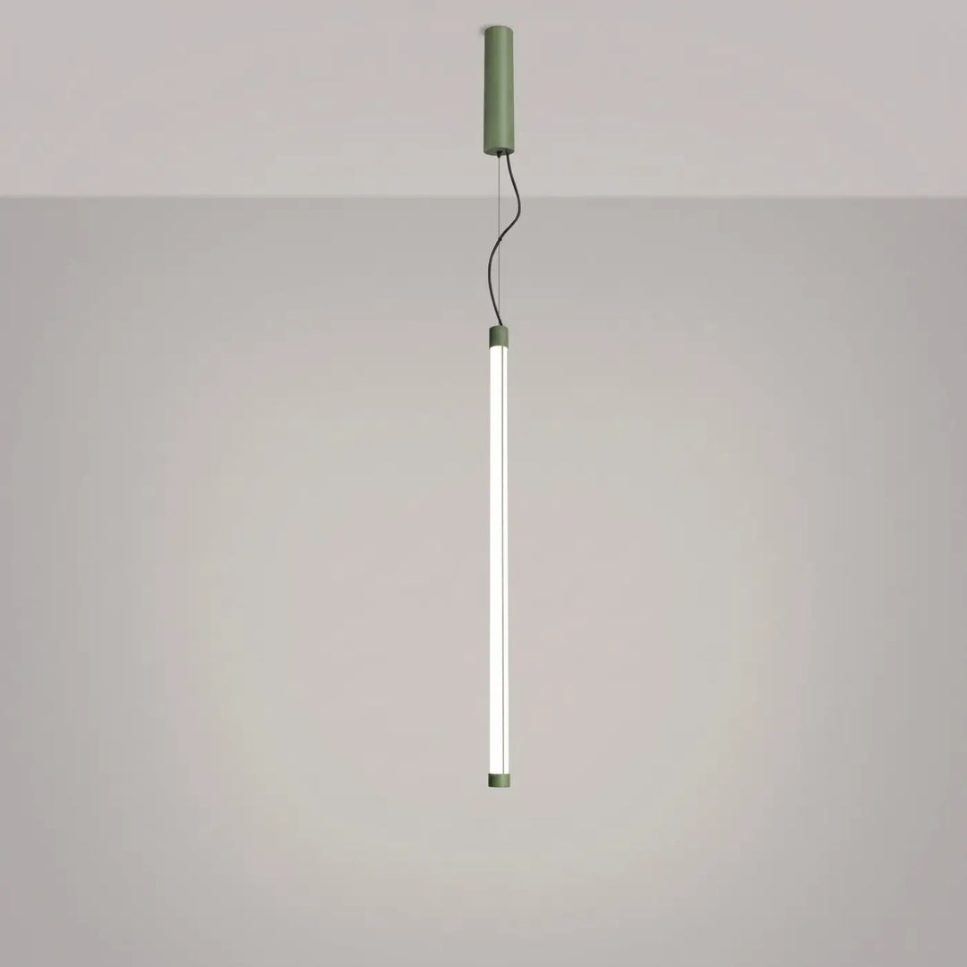 Suspension tube TRANG sauge allumée, suspendue