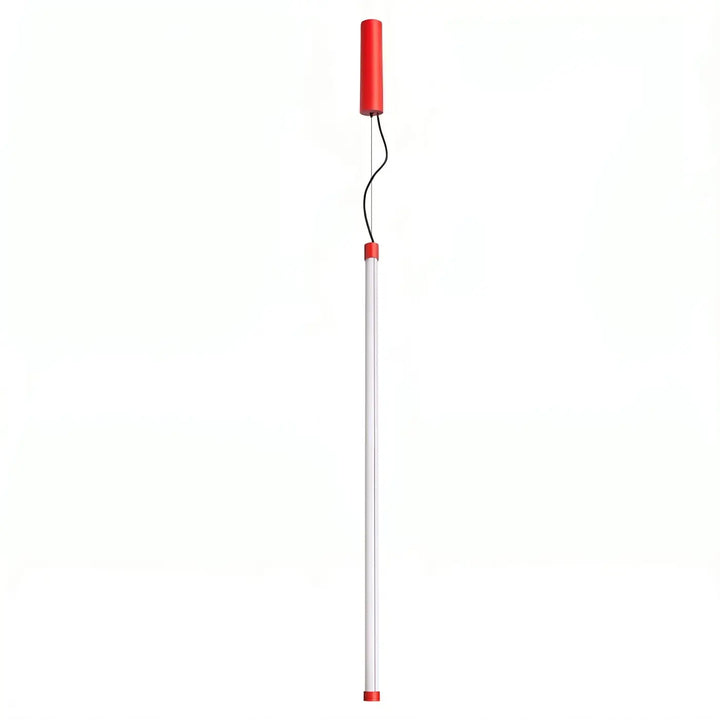 Suspension tube TRANG rouge vue d'ensemble