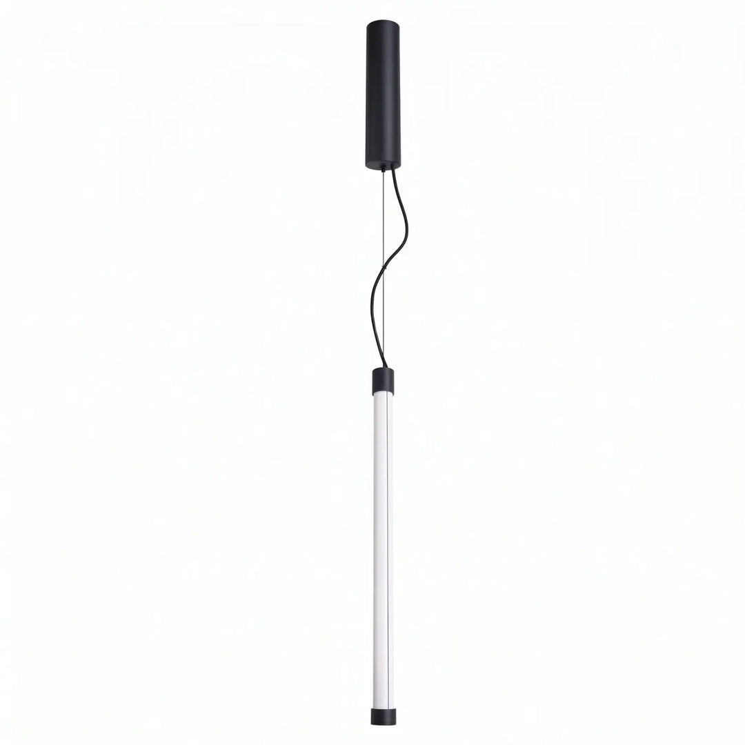 Suspension tube TRANG noir vue d'ensemble
