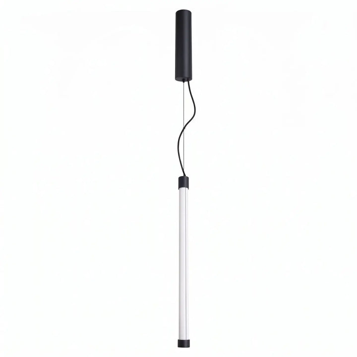 Suspension tube TRANG noir vue d'ensemble