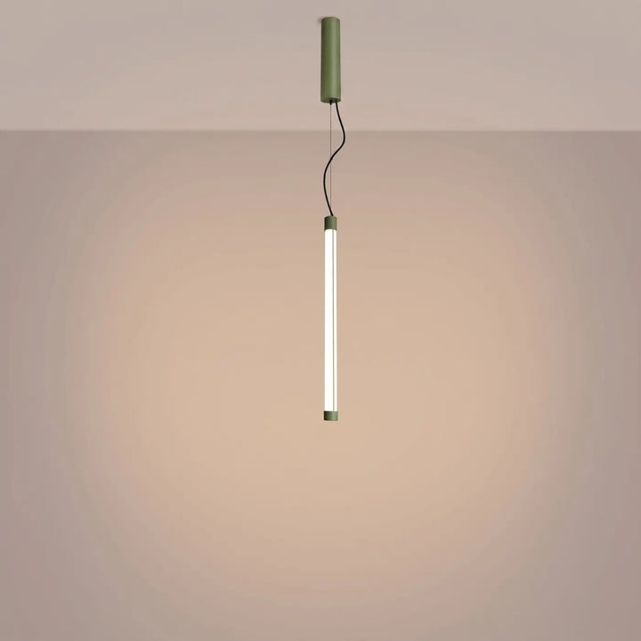 Suspension tube TRANG sauge allumée, suspendue