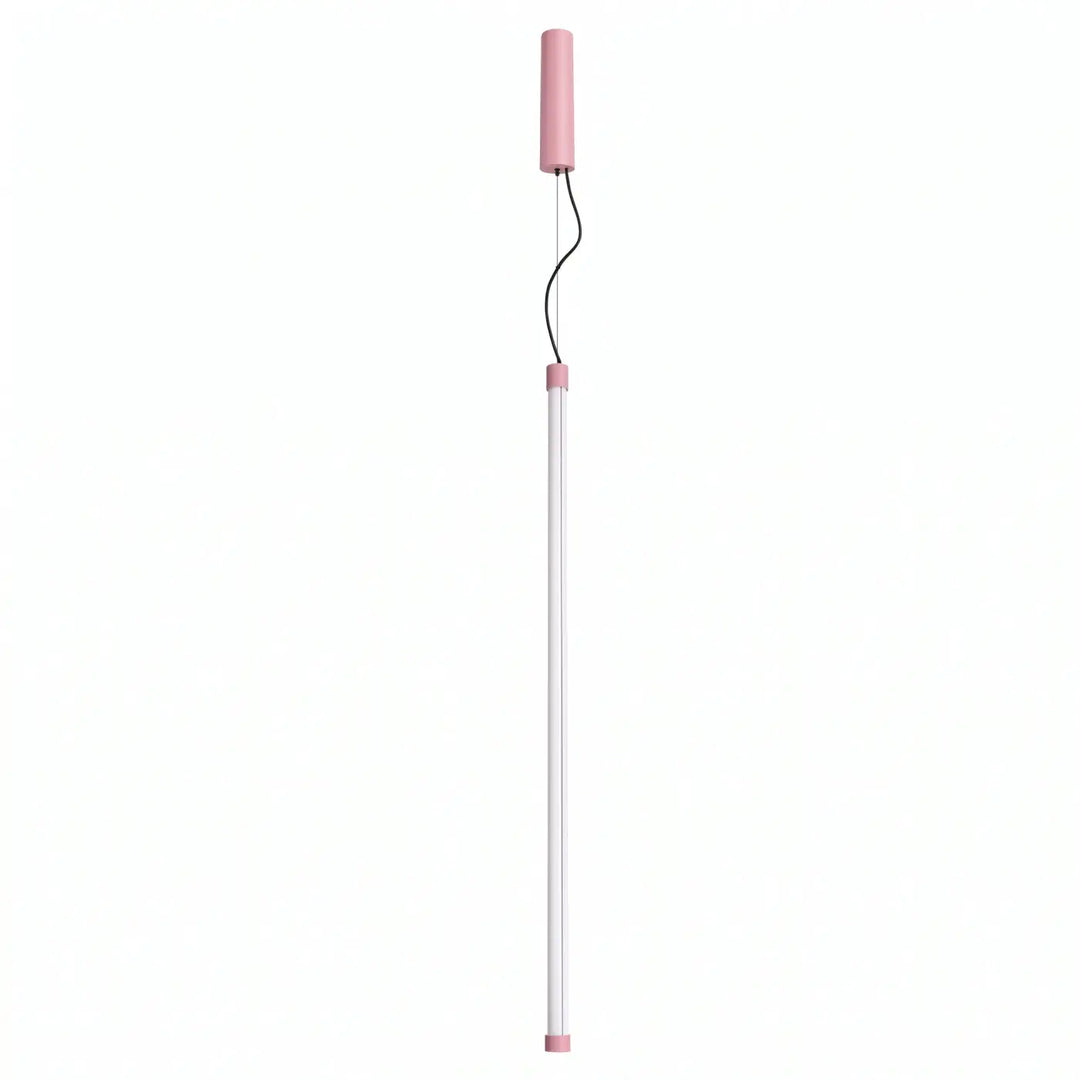Suspension tube TRANG rose vue d'ensemble