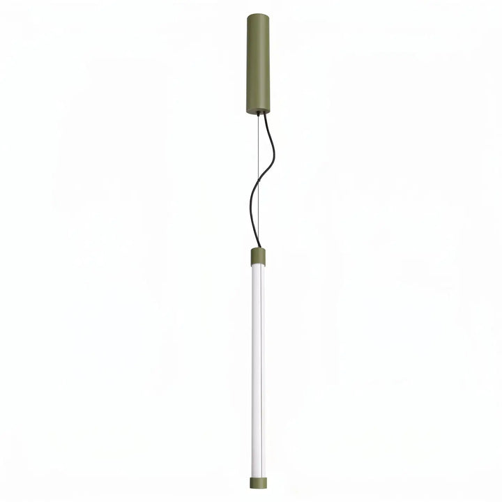 Suspension tube TRANG vert olive vue d'ensemble