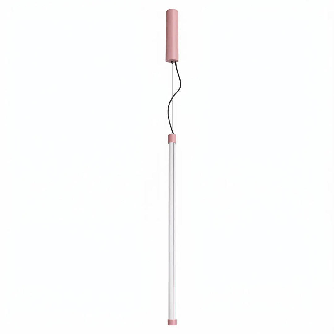Suspension tube TRANG rose vue d'ensemble