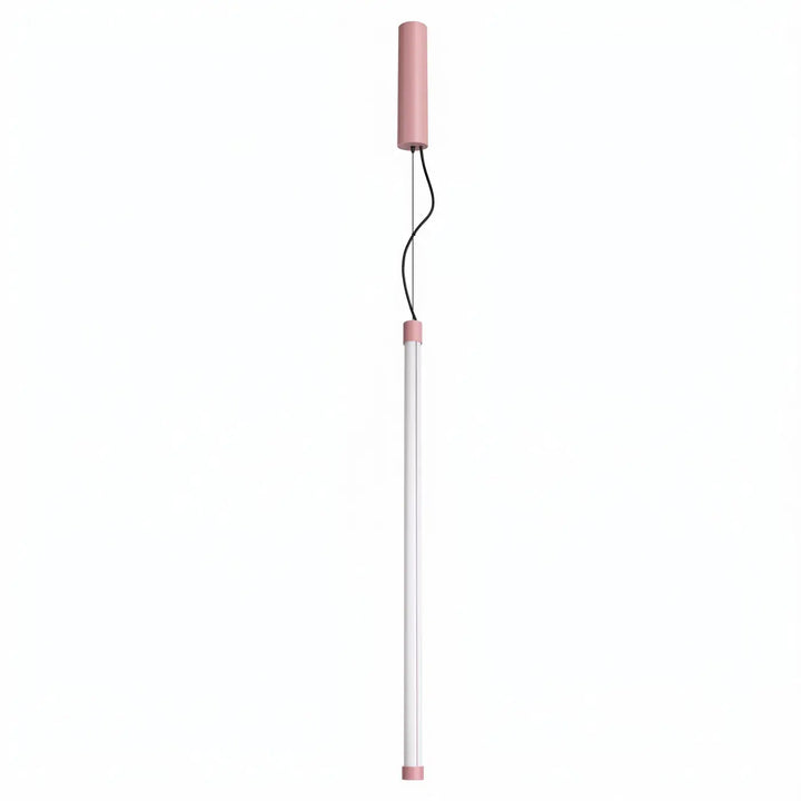 Suspension tube TRANG rose vue d'ensemble