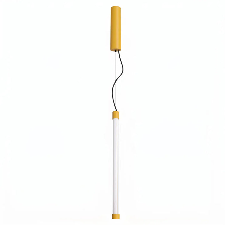 Suspension tube TRANG jaune vue d'ensemble