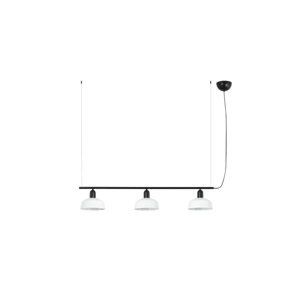Suspension linéaire Tatawin S métal blanc de Faro Barcelona