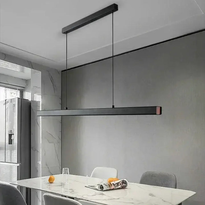 Modern LED Pendant Light For Living Dining Room Restaurant Office Long Simple Chandelier Home Deco Lighting Fixture