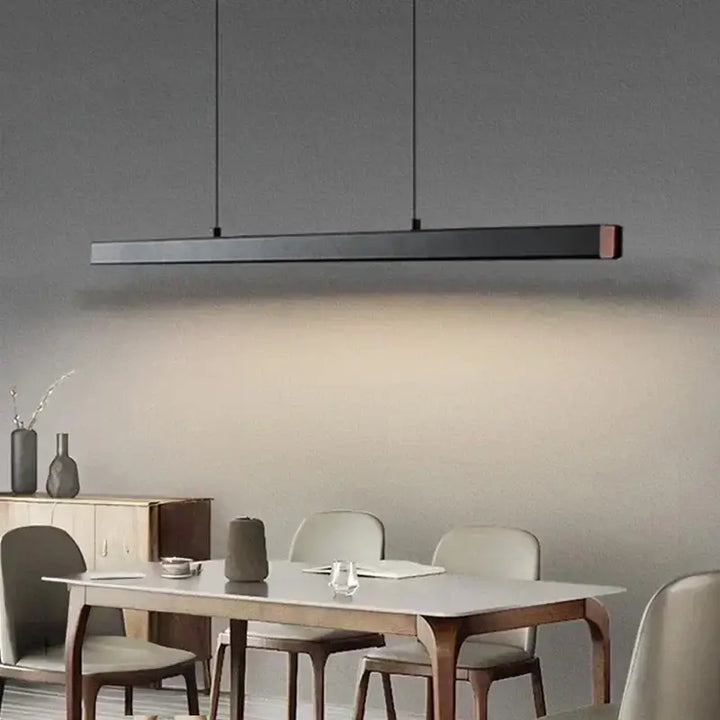 Modern LED Pendant Light For Living Dining Room Restaurant Office Long Simple Chandelier Home Deco Lighting Fixture