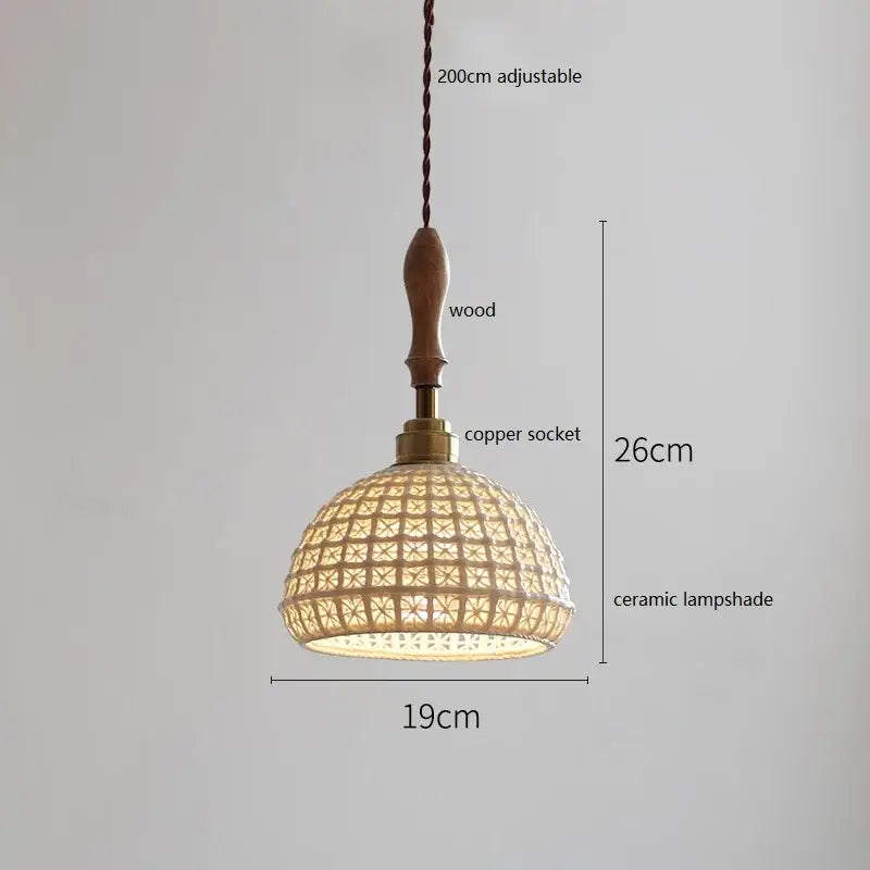 Suspension Luminaire à l’Effet Céramique pour Éclairer une Cuisine