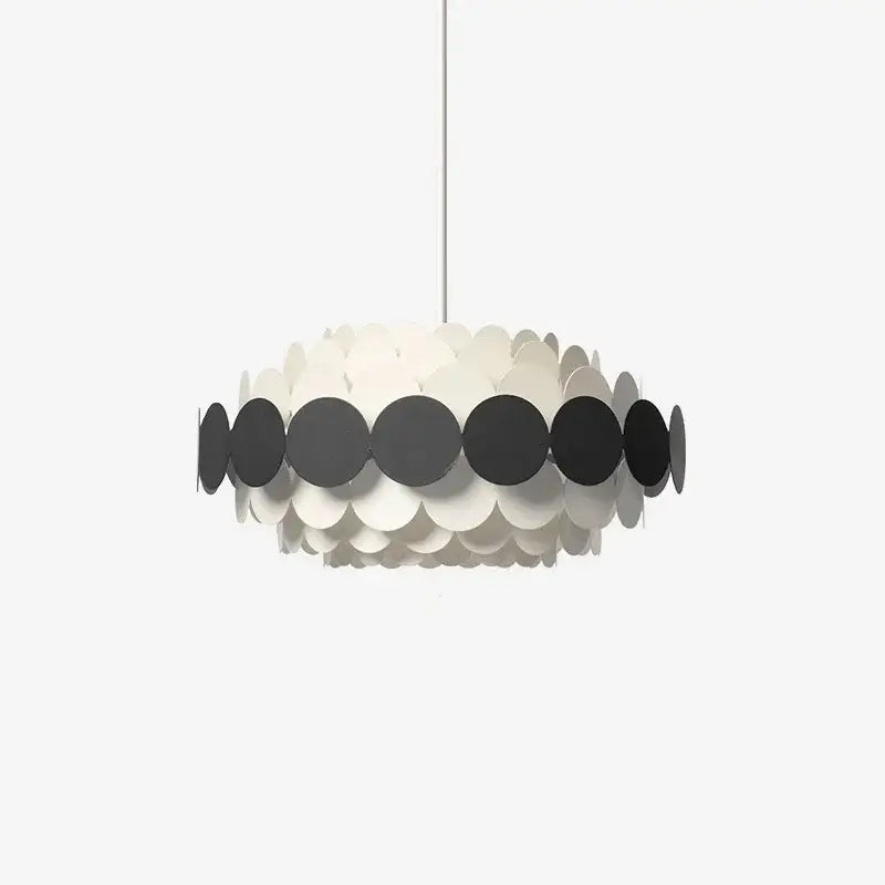 Suspension artistique en cercles colorés design unique