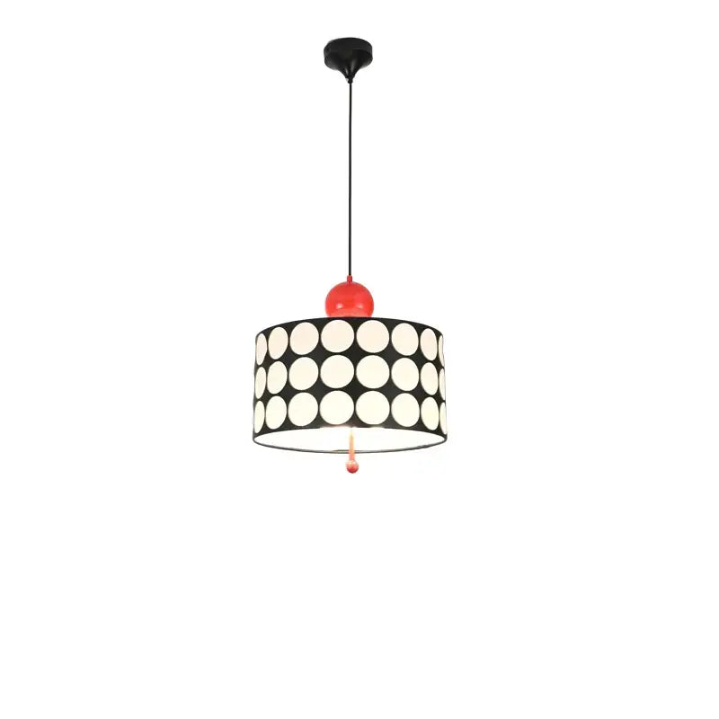 Suspension Luminaire au style rétro avec son abat-jour cylindrique

