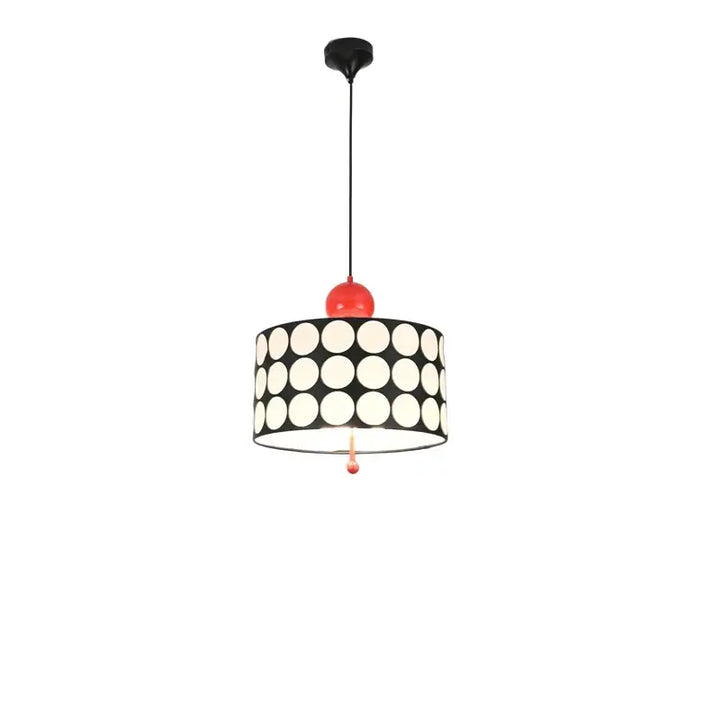 Suspension Luminaire au style rétro avec son abat-jour cylindrique

