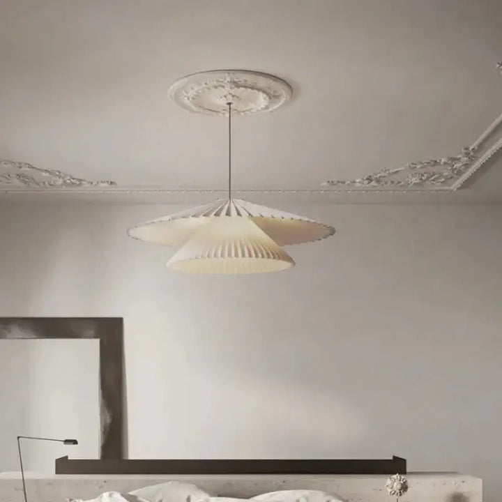 Suspension Luminaire En Papier Style Sculptural À Effet Artistique