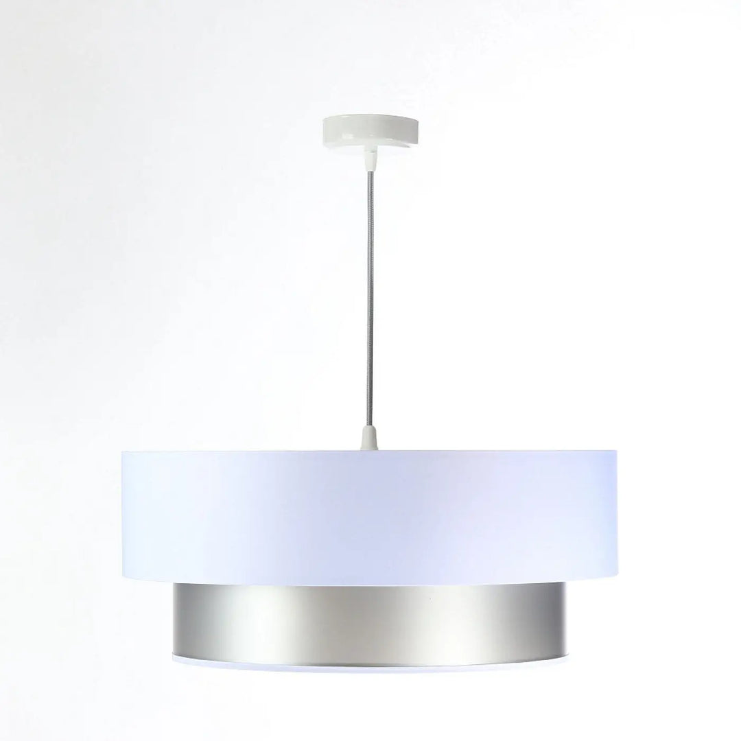 Suspension Luminaire | Duo (Blanc/Argent)