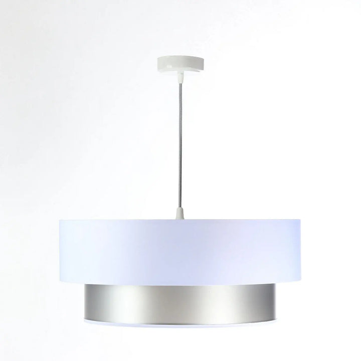 Suspension Luminaire | Duo (Blanc/Argent)